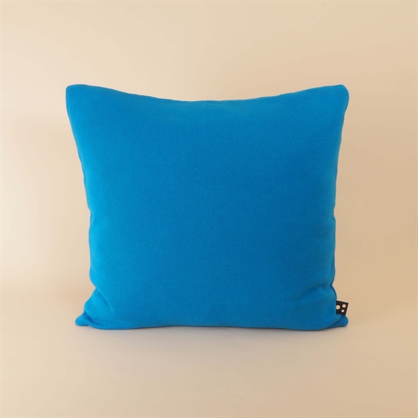 Soft knitted cushion cover 50x50 Royal blue